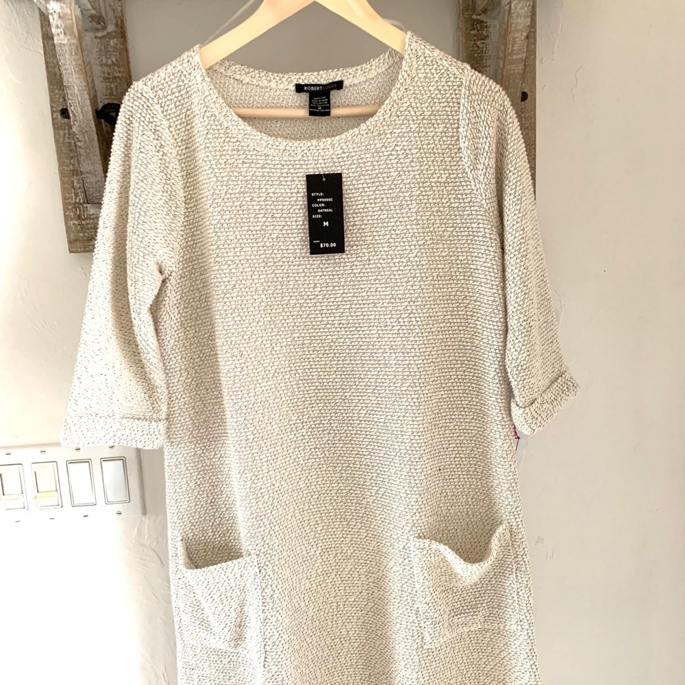 NWT Robert Louis Oatmeal Sweater Dress, Size M